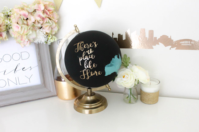 DIY Australian Home Decor- There is No place like home - See how to make this and more on B. Lovely Events