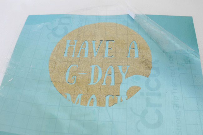 DIY Have a G-Day Mate Tote- see how to make it at B. Lovely Events