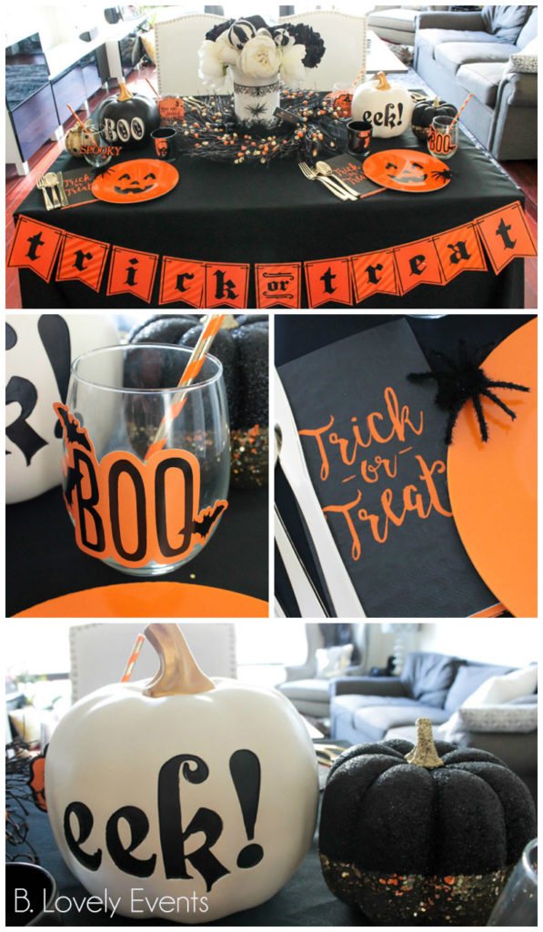 Fun And Sophisticated Halloween Tablescape-B. Lovely Events
