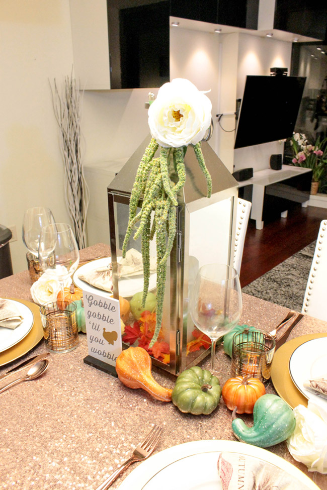 Lovely Thanksgiving Tablescape - B. Lovely Events 