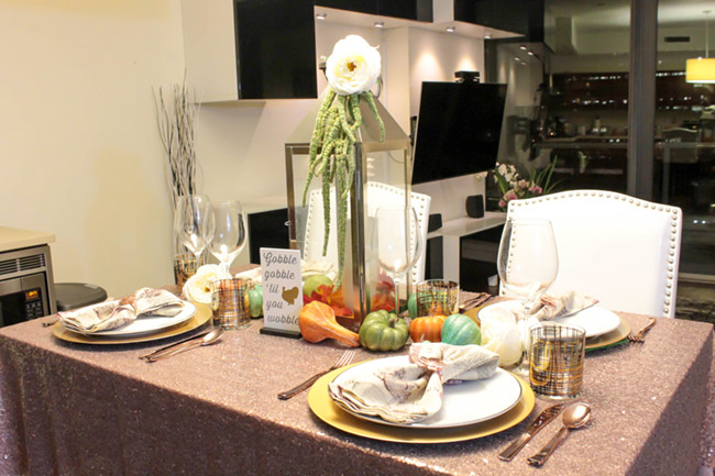 Lovely Thanksgiving Tablescape - B. Lovely Events 