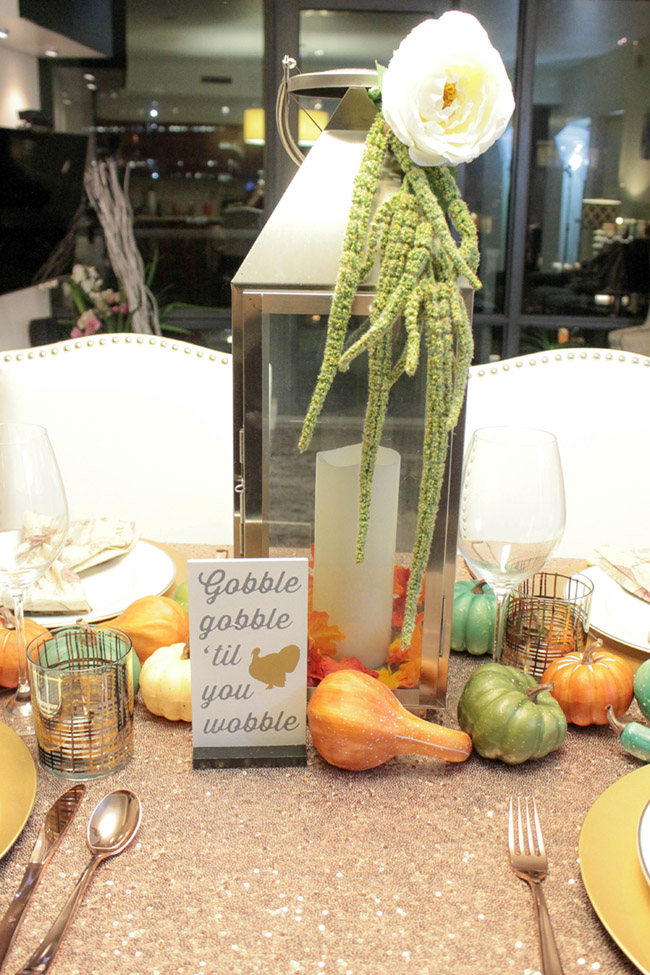 Lovely Thanksgiving Tablescape - B. Lovely Events 