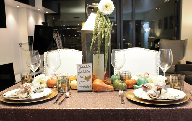 Lovely Thanksgiving Tablescape - B. Lovely Events