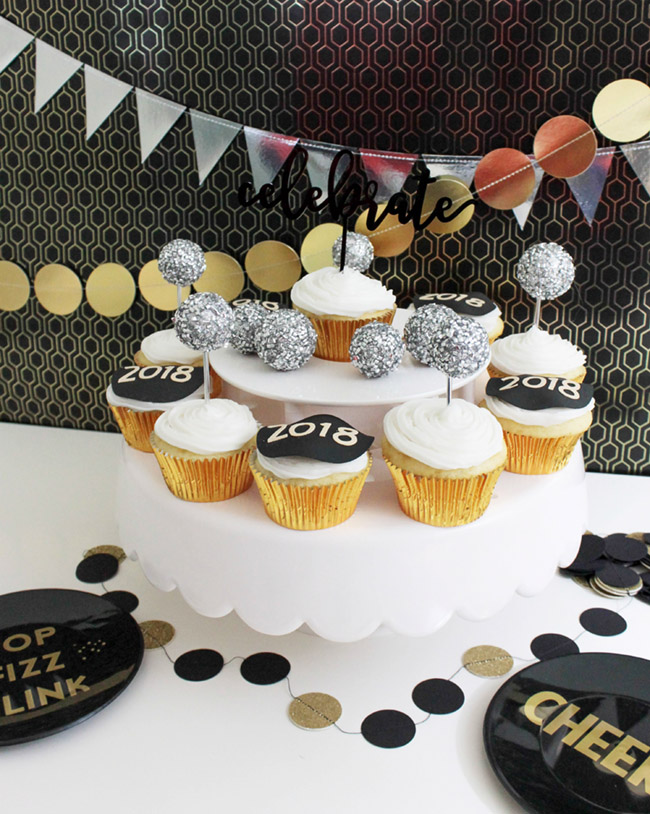 New Year's Eve Cupcakes B Lovely Events