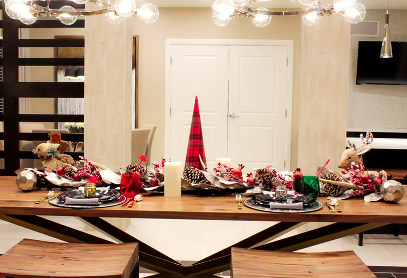 Rustic Winter Christmas Table - B. Lovely Events 