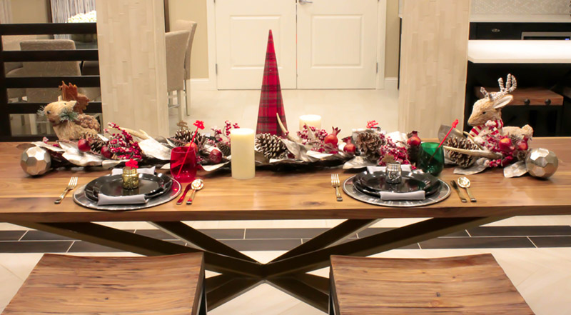 Rustic Winter Christmas Table - B. Lovely Events 