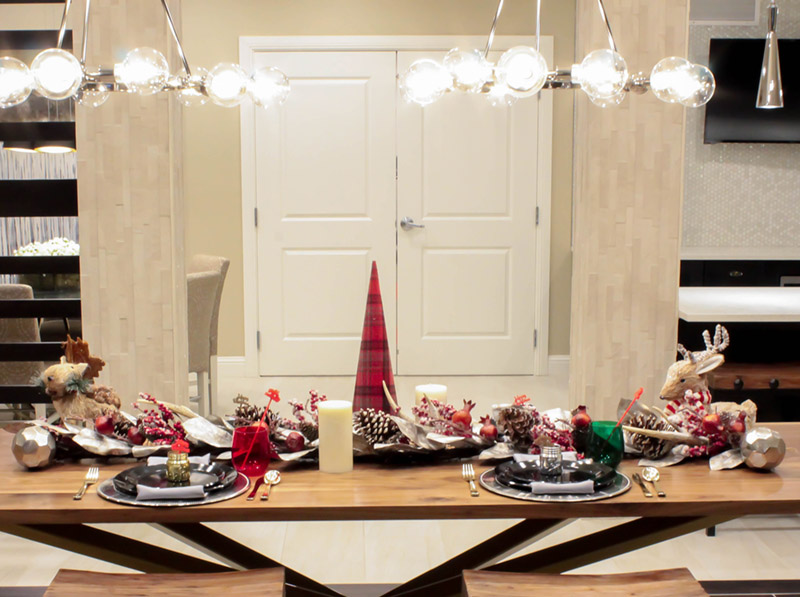 Rustic Winter Christmas Table - B. Lovely Events 