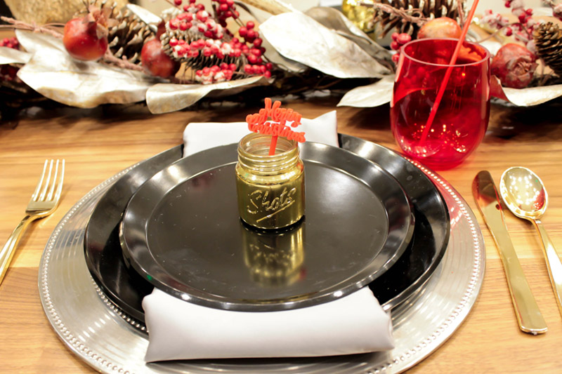 Rustic Winter Christmas Table - B. Lovely Events 