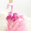 LOVE this pink swan cake- so cute! See More Swan Cakes on B. Lovely Events