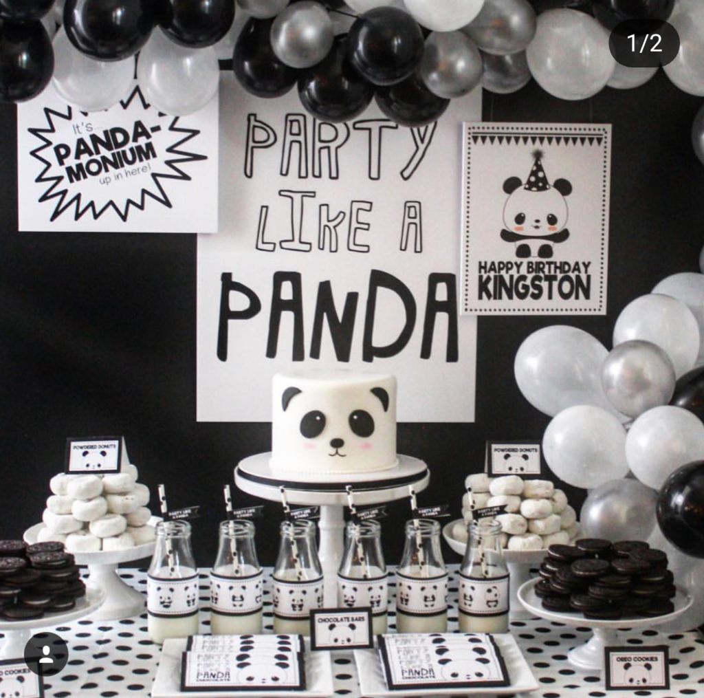 party like a panda -See more Panda Party ideas on B. Lovely Events