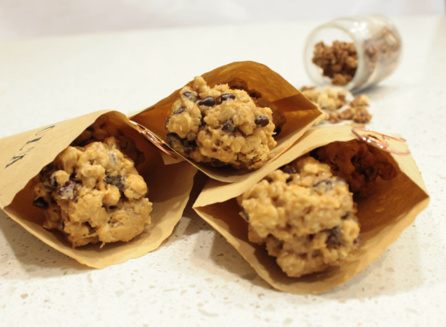 Granola Bites and cute bags- B. Lovely Events