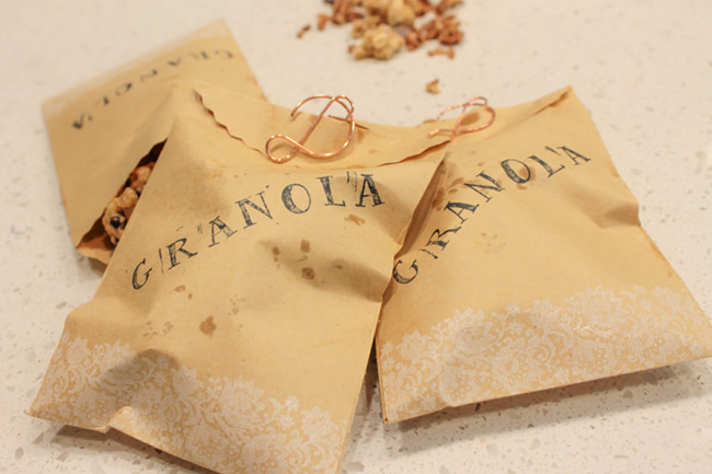 Granola Bite bags - B. Lovely Events