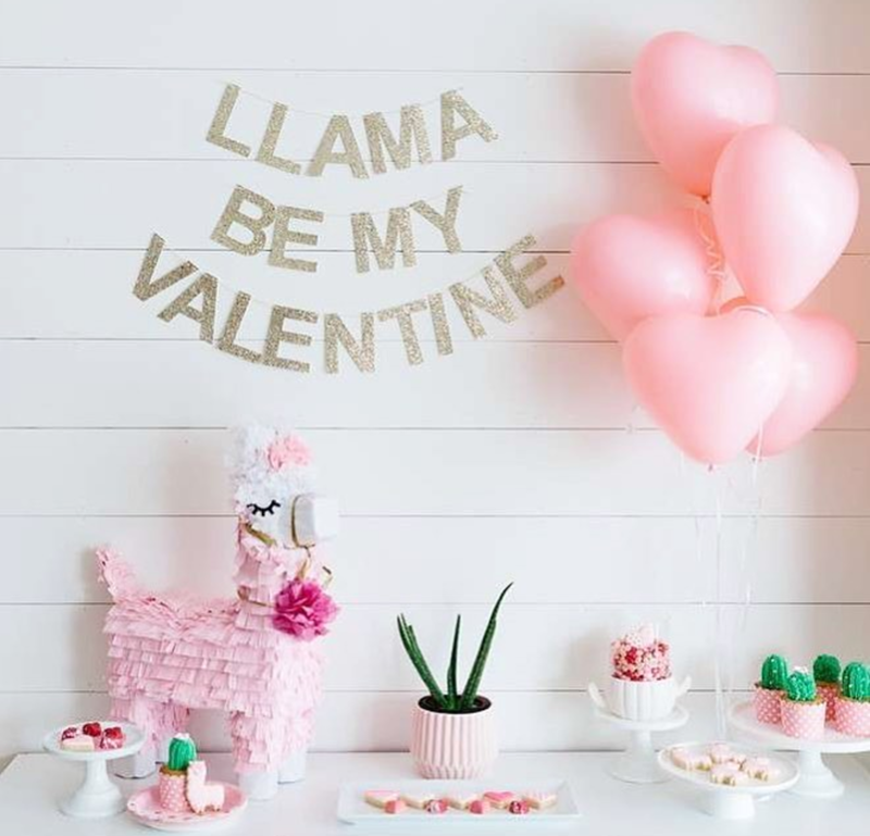 Cute llama party love - See more llama party love on B. Lovely Events