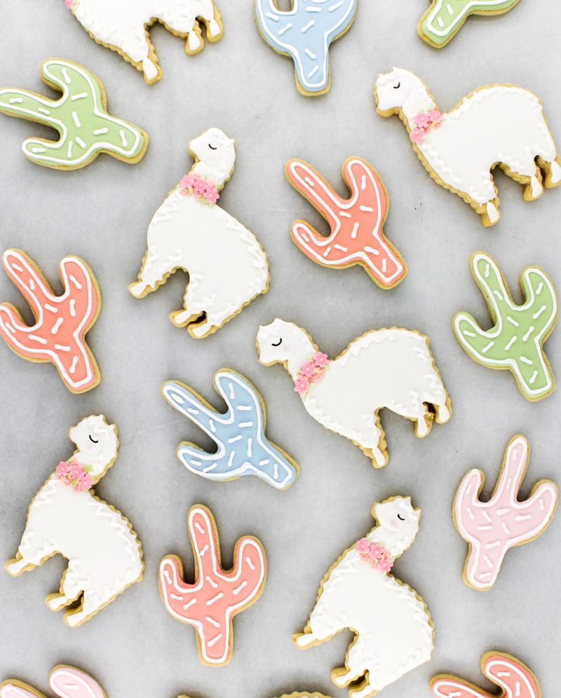 all the llama cookie love - See more llama party love on B. Lovely Events