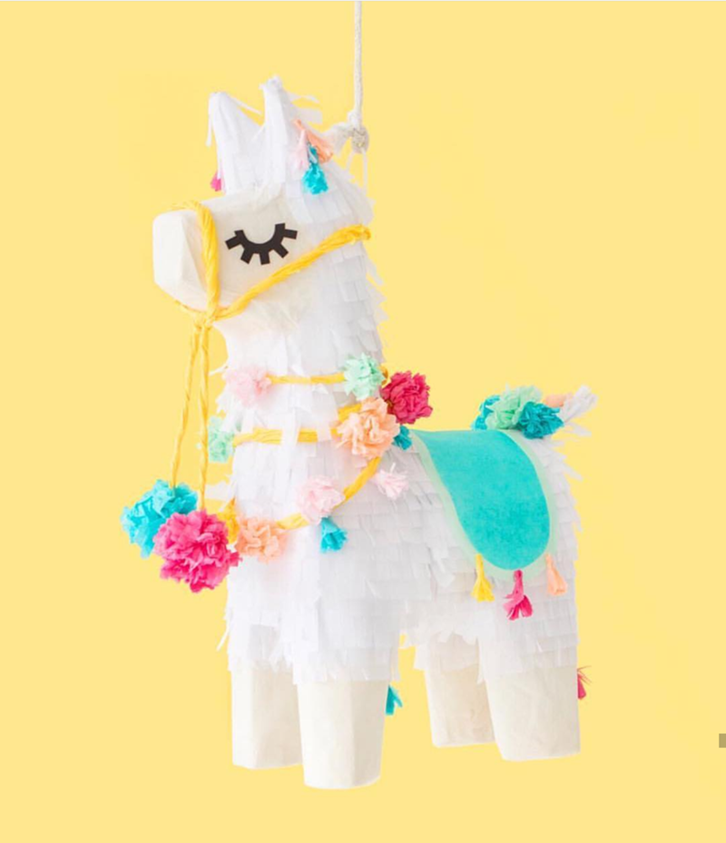 llama pinata- so cute! - See more llama party love on B. Lovely Events