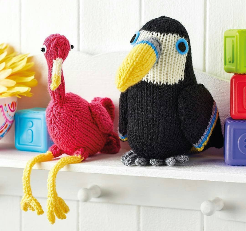 Fun knitted Toucan - See More Toucan Party Ideas at B. Lovely Events