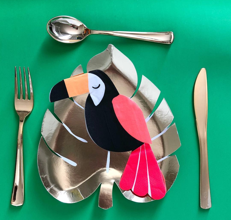 I am in love with these Toucan napkins! - See More Toucan Party Ideas at B. Lovely Events