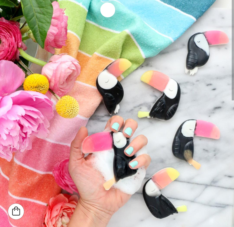I love these toucans and they are soaps! - See More Toucan Party Ideas at B. Lovely Events