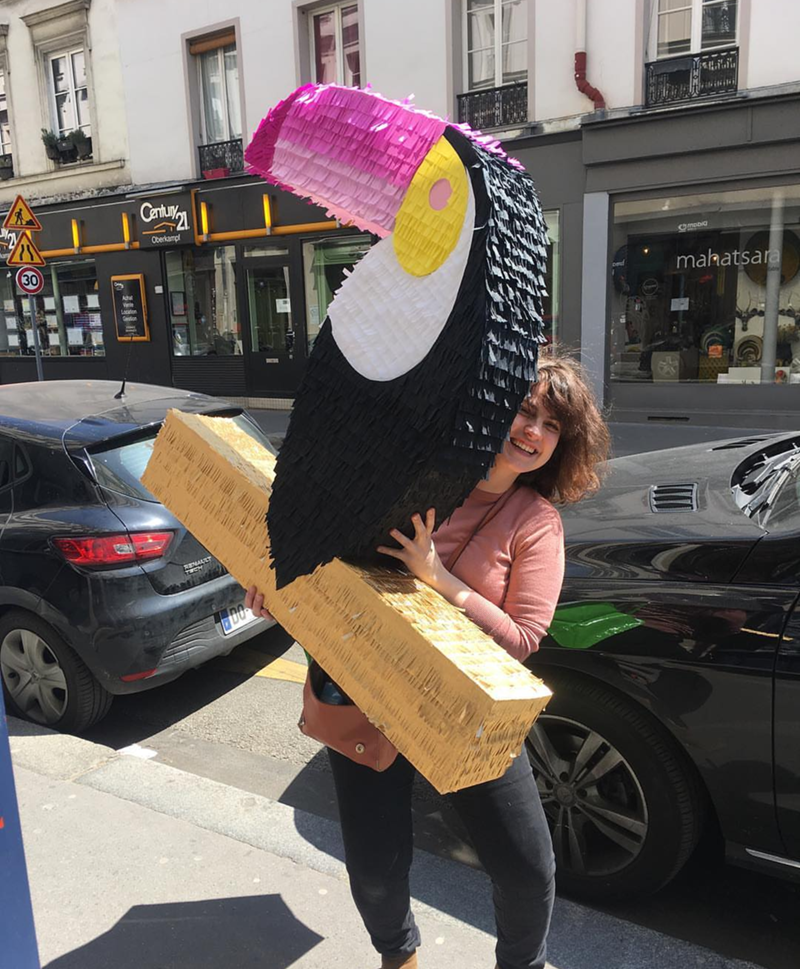 Love this this toucan pinata! - See More Toucan Party Ideas at B. Lovely Events