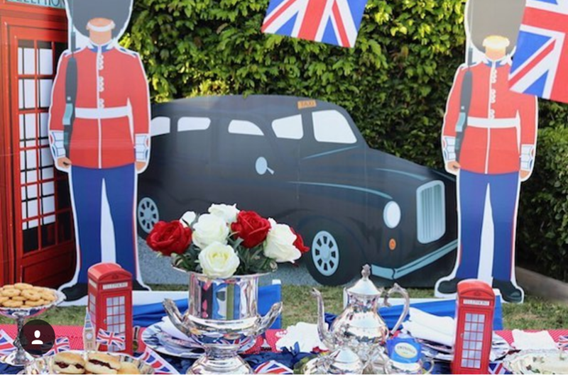 such a cute royal wedding party! - See More Royal Wedding Lovlieness at B. Lovely Events #royalwedding #partyplanning #partythemes