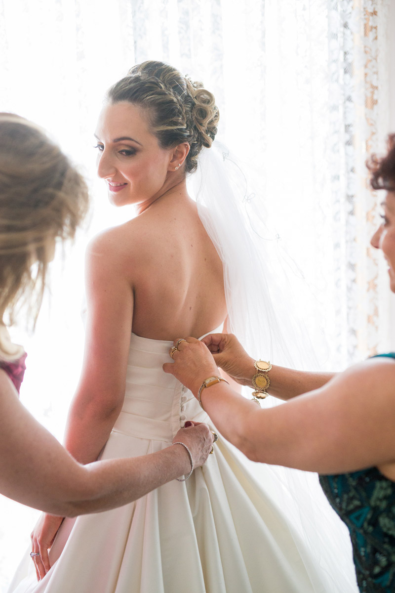 Bride getting ready shot {Real Wedding} Katrina & Leigh's Gorgeous Firework Wedding - See the details on B. Lovely Events