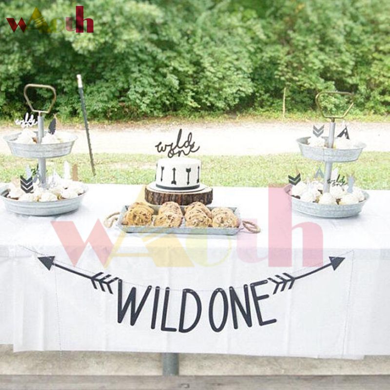 Love this wild one party set up! - See More Wild One Party Ideas and Inspirations On B. Lovely Events! #birthday #birthdayparty #kidsparty #1stbirthday