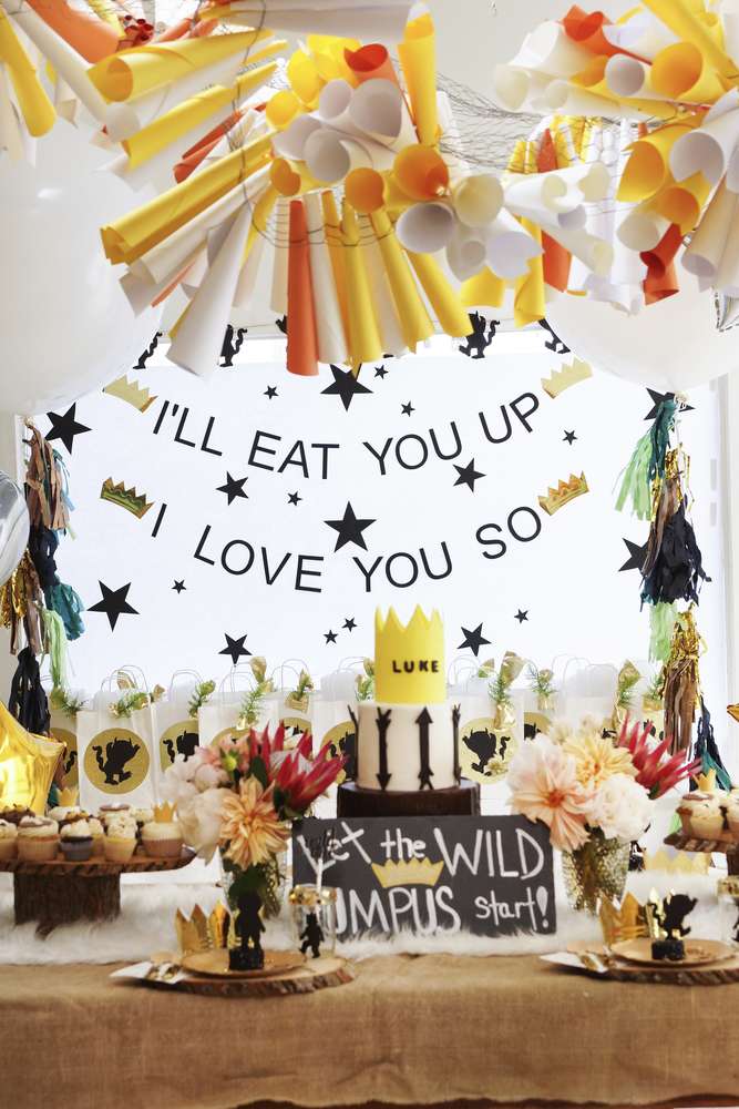 Where the wild ones are party - See More Wild One Party Ideas and Inspirations On B. Lovely Events! #birthday #birthdayparty #kidsparty #1stbirthday