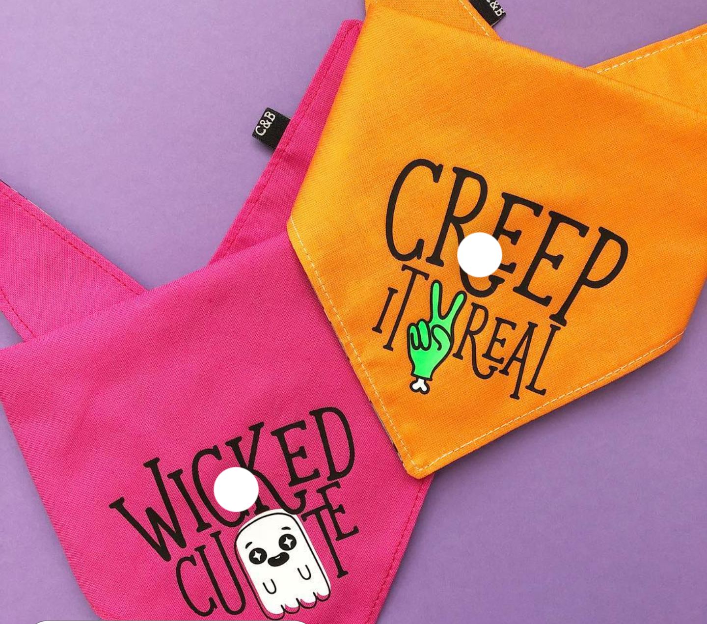 Love these cute halloween bibs! - See more Pink Halloween Pretty on B. Lovely Events #halloween #pink #partyideas