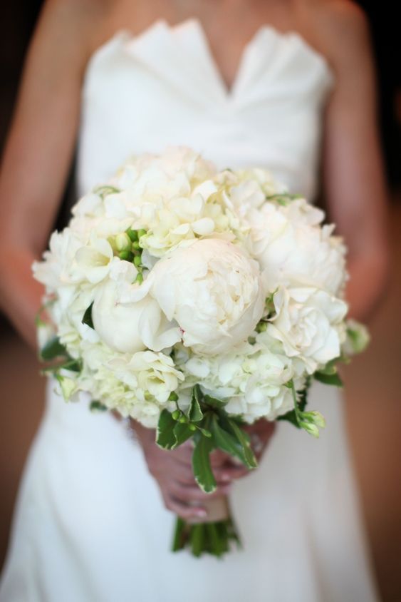 Classic Wedding Bouquet- See more wedding bouquet ideas on B. Lovely Events