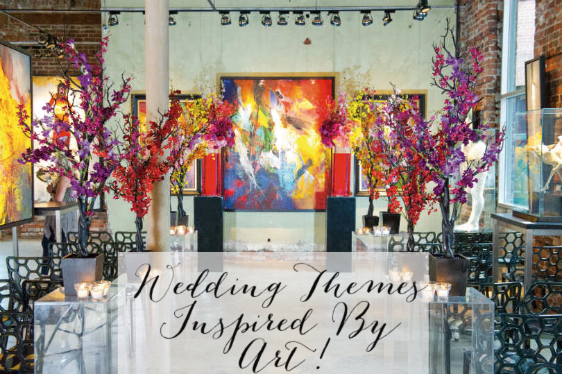 Wedding themed inspired by art!! - B. Lovely Events