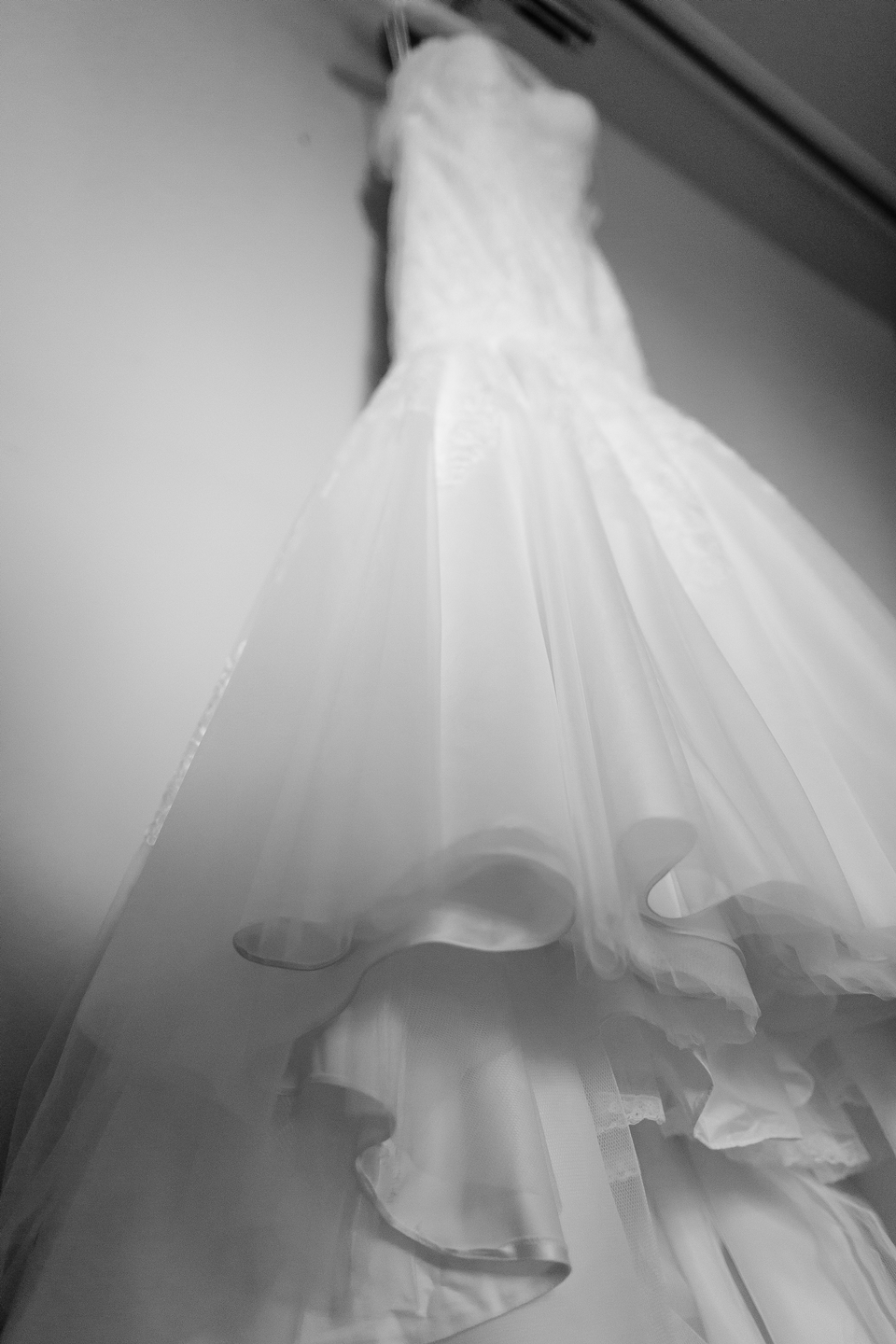 Bec & Callum Real Wedding Dress Shot- See More at B.Lovely Events! #wedding #weddingideas #weddingtips