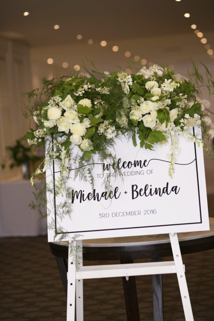 Fun wedding welcome sign  See all the beautiful details on B. Lovely Events! #wedding #realwedding #weddingideas #weddingtips #weddingdecorations