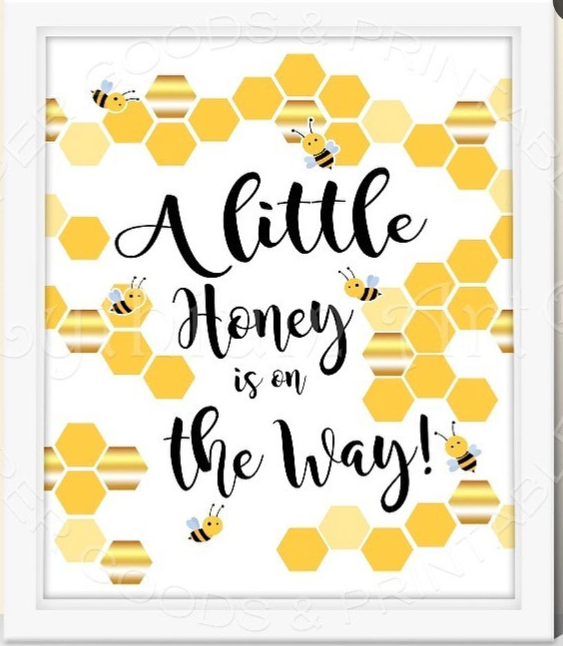 Love this sign to decorate a bee party! - See More Bee Party Ideas at B. Lovely Events