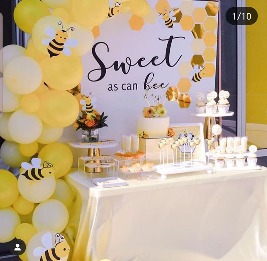 Sweet as can bee party- so cute! - See More Bee Party Ideas at B. Lovely Events