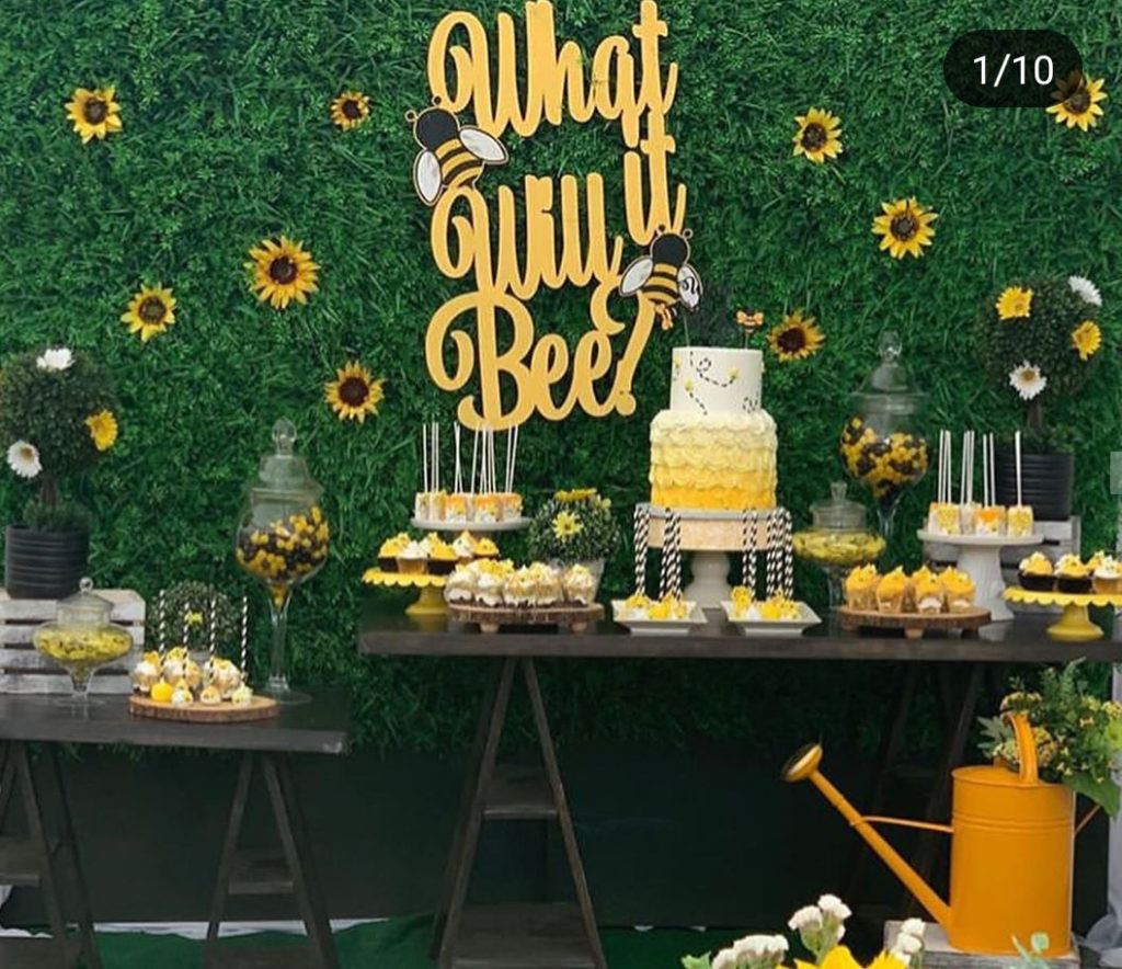 What it bee Baby shower theme, So cute! - See More Bee Party Ideas at B. Lovely Events