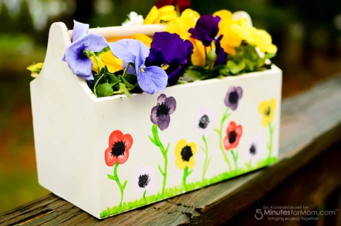 DIY Mother's Day Gifts- Handmade flower planter