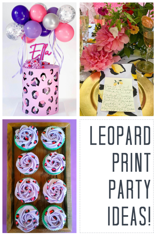 Leopard Print Party Ideas on B. Lovely Events!