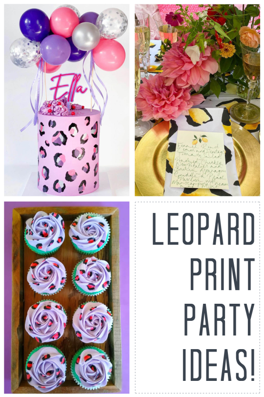 Påstået Nogen som helst gået vanvittigt Leopard Print Party! - B. Lovely Events